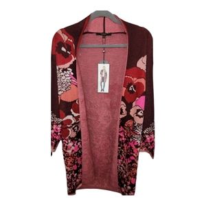 Max Sport Boho Long Cardigan Sweater XS